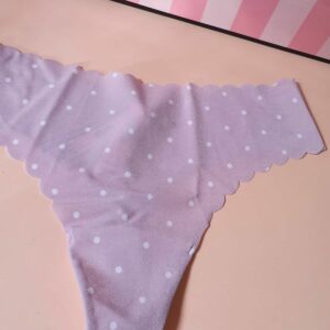 Panty PINK corte láser rosa dior con puntos talle M