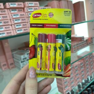 Set x 3 Carmex clásicos saborizados en barra