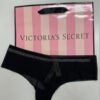 Panty VICTORIA´S SECRET negra con transparencias y strass talle M