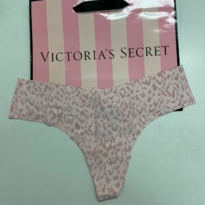 Panty VICTORIA´S SECRET corte láser animal print rosa talle L