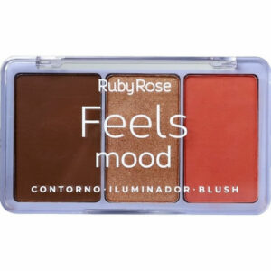 Paleta de contorno, rubor e iluminador línea Feels Mood tono T40