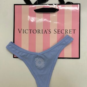 Panty de algodón celeste con sol bordado Pink, talle S