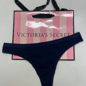 Panty VS de algodón azul básica, talle L