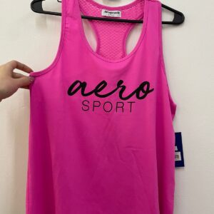 Remera deportiva AEROSPOSTALE fucsia talle M (mujer)