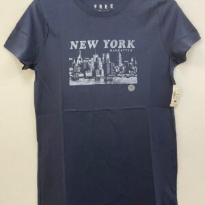 Remera NEW YORK azul talle M (mujer)