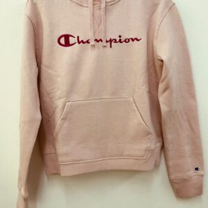 Buzo CHAMPION rosa con friselina talle XS (mujer)