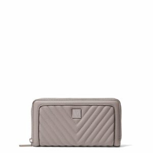 Billetera Victoria´s Secret en gris pimienta claro