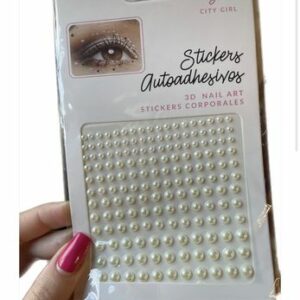 Plancha de gemas perlas autoadhesivas para rostro y cuerpo