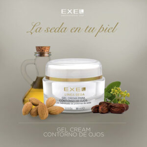 GEL CREAM CONTORNO DE OJOS línea seda de Exel