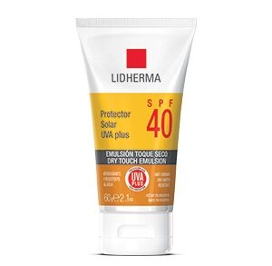 PROTECTOR SOLAR UVA PLUS SPF 40 TOQUE SECO de Lidherma