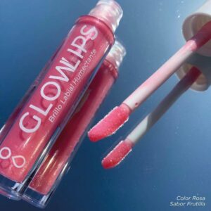 Gloss rosado sabor Frutilla - GLOW LIPS BRILLO LABIAL HUMECTANTE