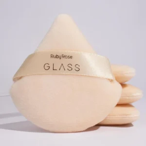 Esponja Powder Puf Linea Glass- RUBY ROSE