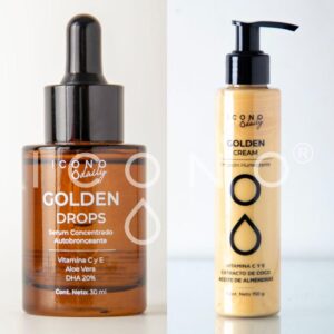 Duo AUTOBRONCEANTE Golden Drops + Golden Cream de Icono