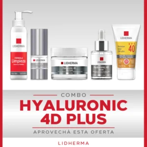 Combo HYALURONIC 4D PLUS para PIELES SECAS de Lidherma