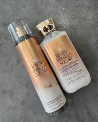 Combo WARM VANILLA SUGAR Body splash + crema corporal Bath and Body Works