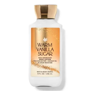 Crema corporal WARM VANILLA SUGAR de Bath and Body Works, 250ml