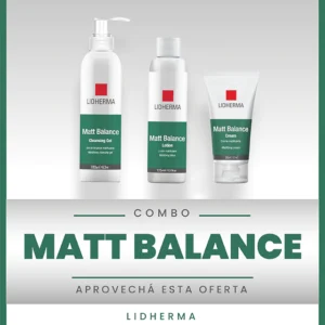 Combo MATT BALANCE BASIC para PIELES OLEOSAS de Lidherma