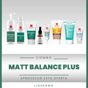 Combo MATT BALANCE PLUS para PIELES OLEOSAS de Lidherma