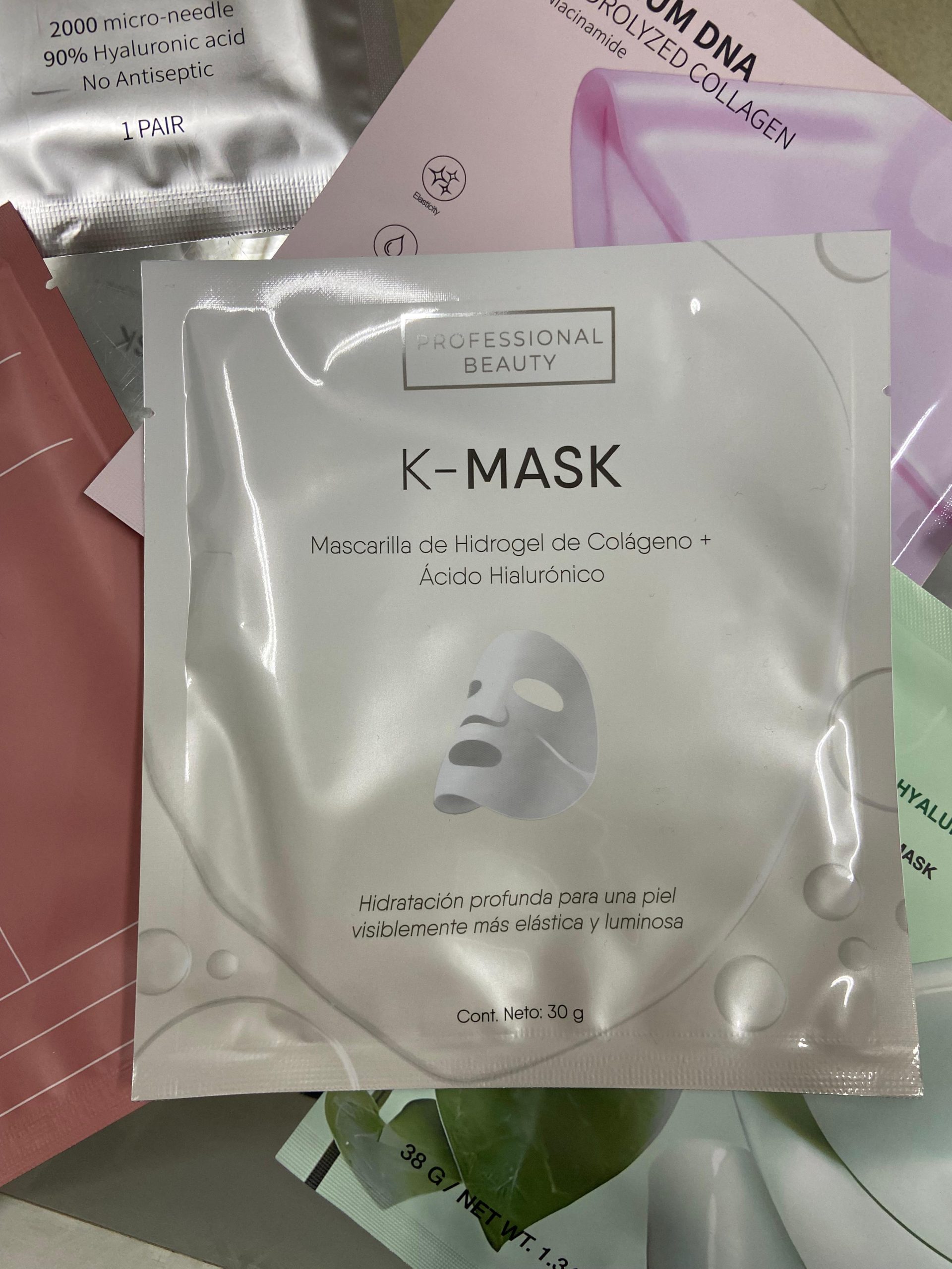 MASCARILLA FACIAL de HIDROGEL K-MASK